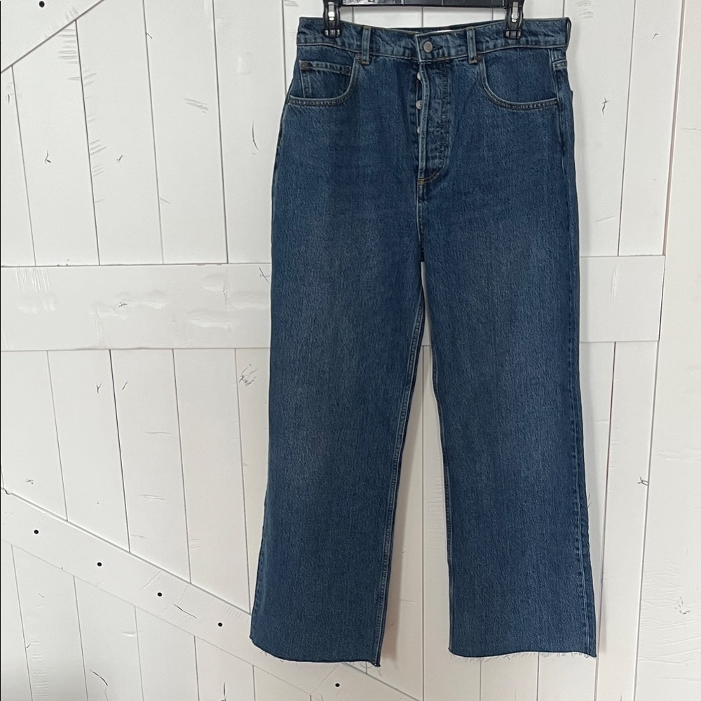 Boyish Dark Blue Flare Jeans - The Charley Fit